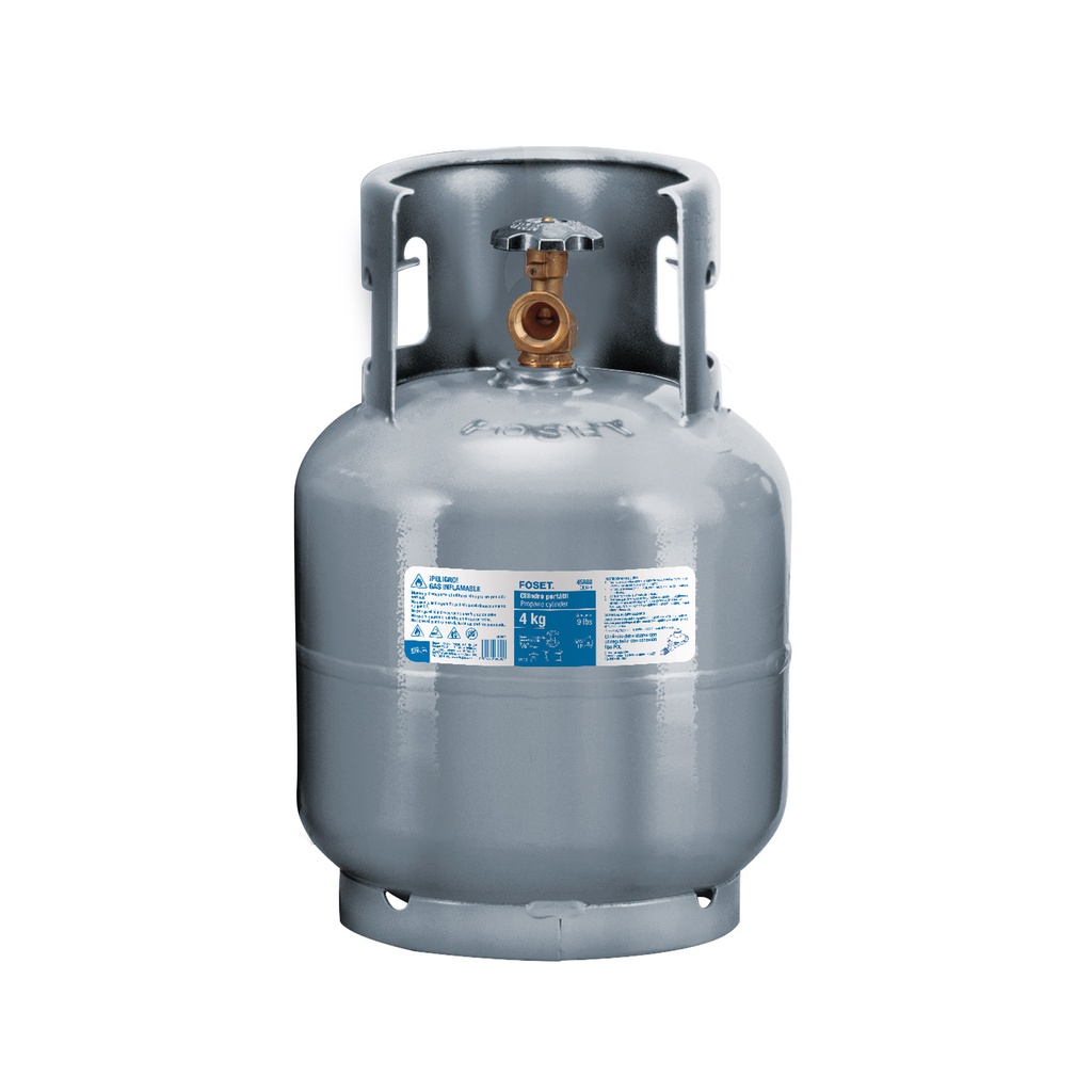 Cilindro portátil para gas LP, 4kg (9lb) Foset - Pag 518