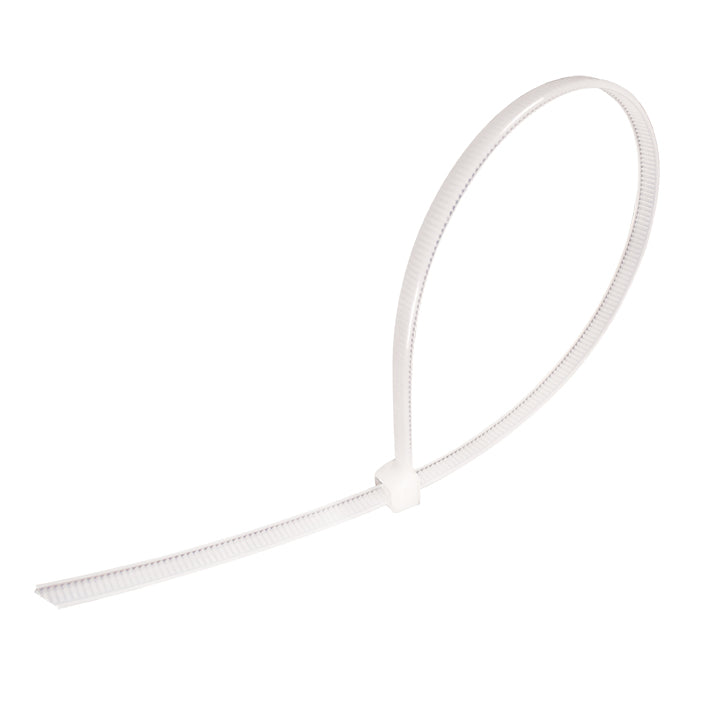 Cincho de plastico de 100 x 2.5 mm- color natural (100 pzs bolsa)