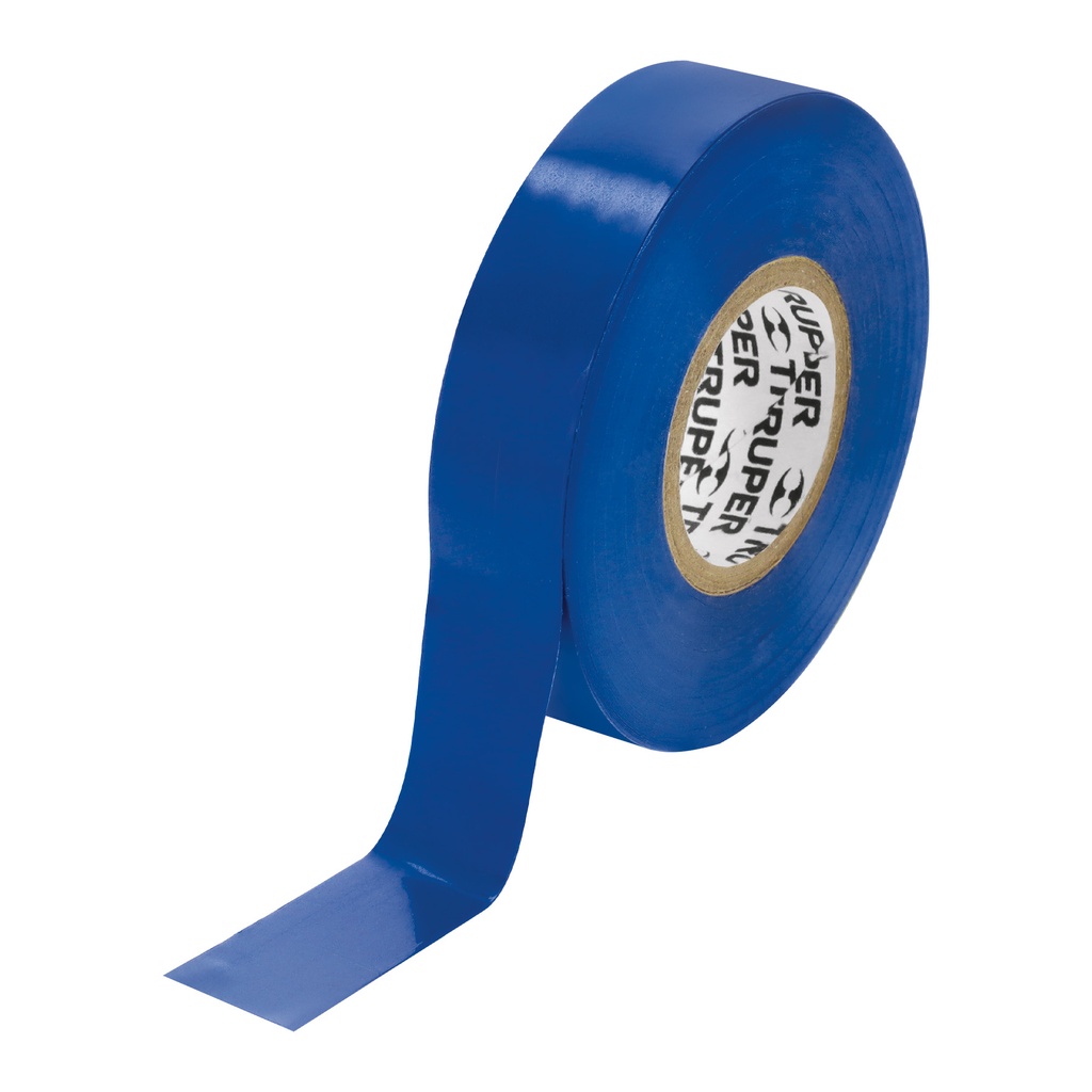 [T12505] Cinta de aislar de 18 m x 19 mm, azul, Truper