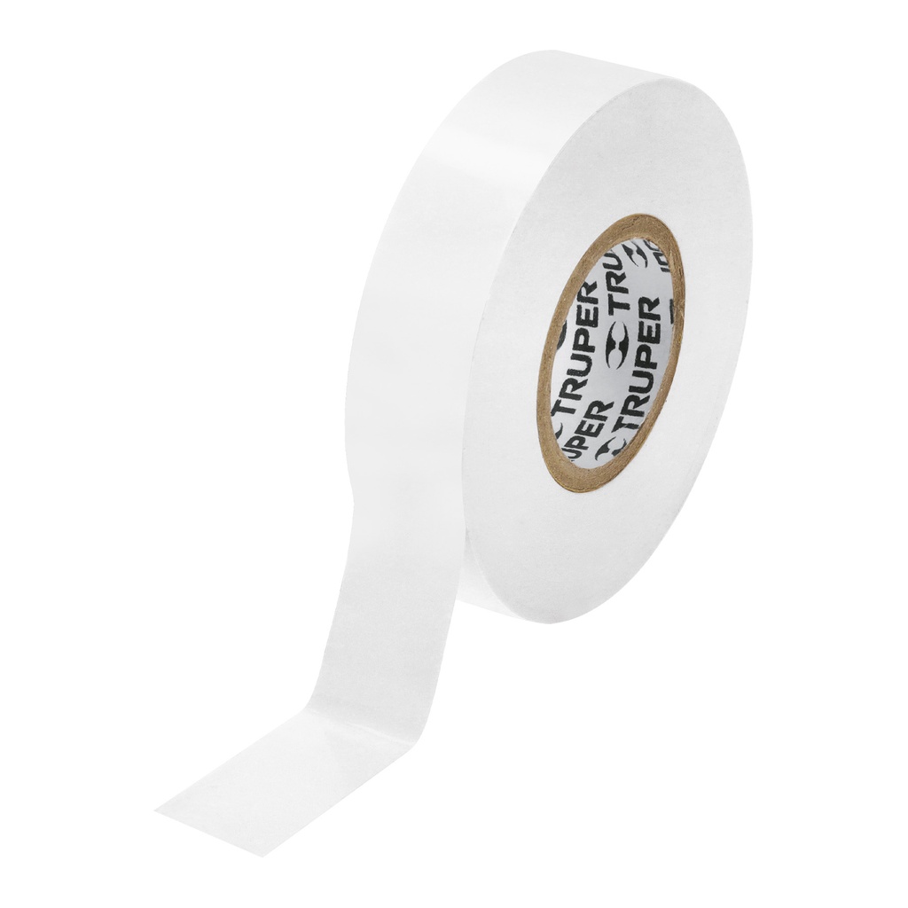 [T12506] Cinta de aislar de 18 m x 19 mm, blanca, Truper