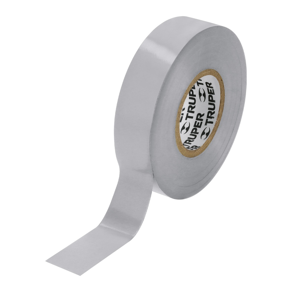 [T12507] Cinta de aislar de 18 m x 19 mm, gris, Truper