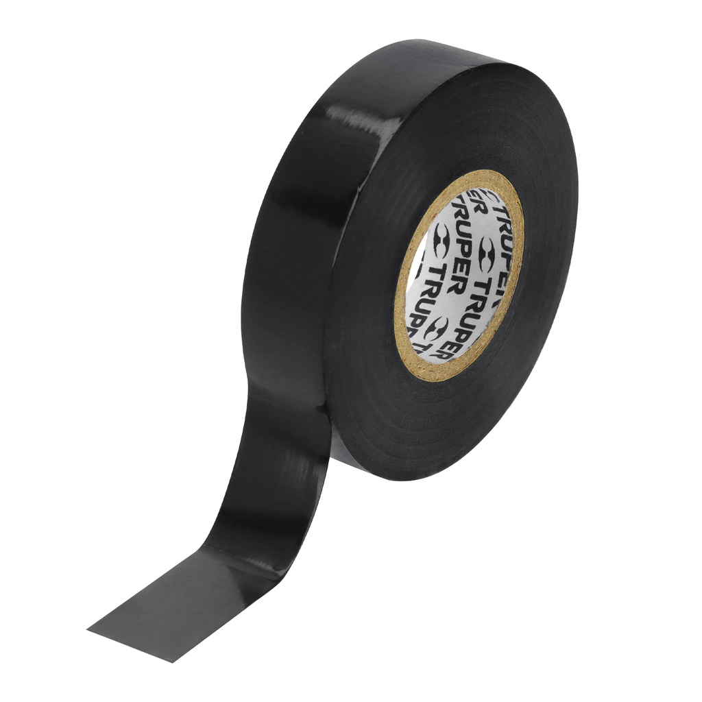 [T12500] Cinta de aislar de 18 m x 19 mm, negra, Truper