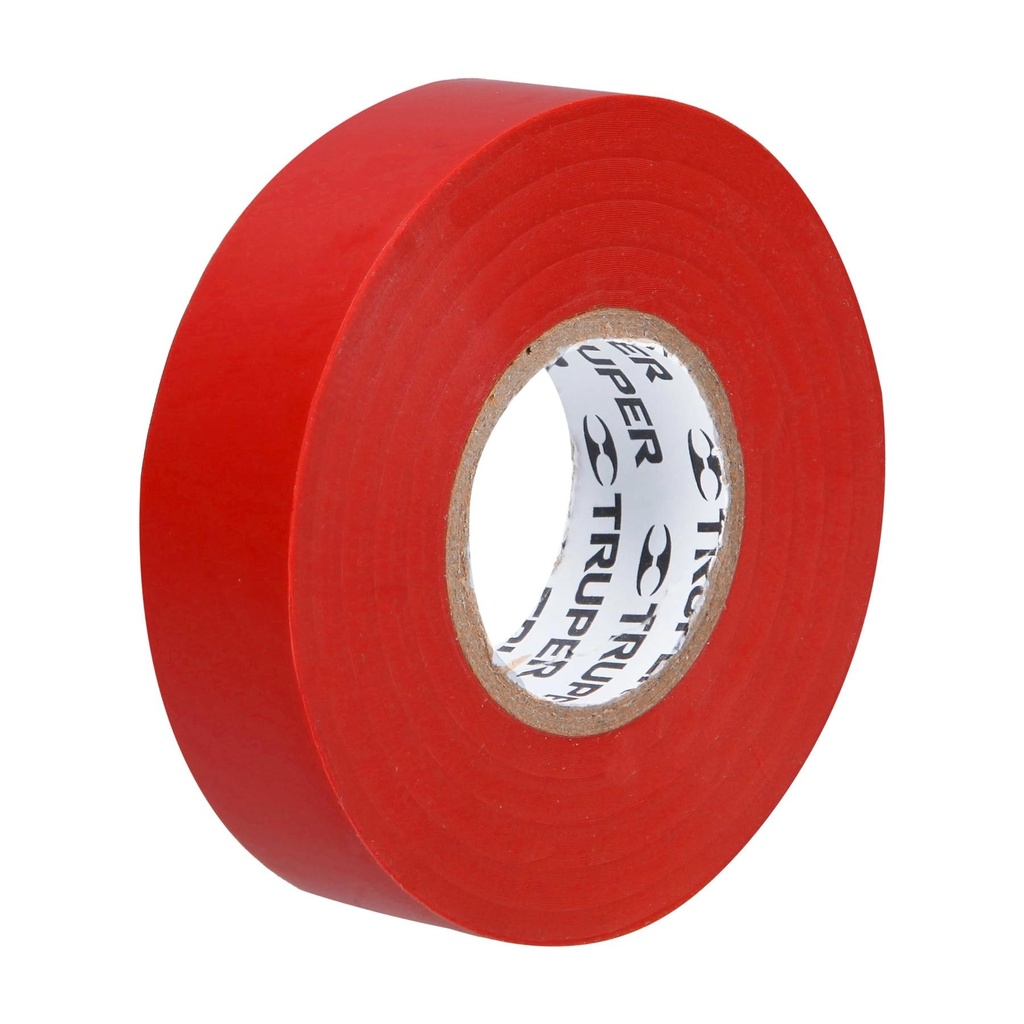 Cinta de aislar de 18 m x 19 mm, roja, Truper - Pag 112