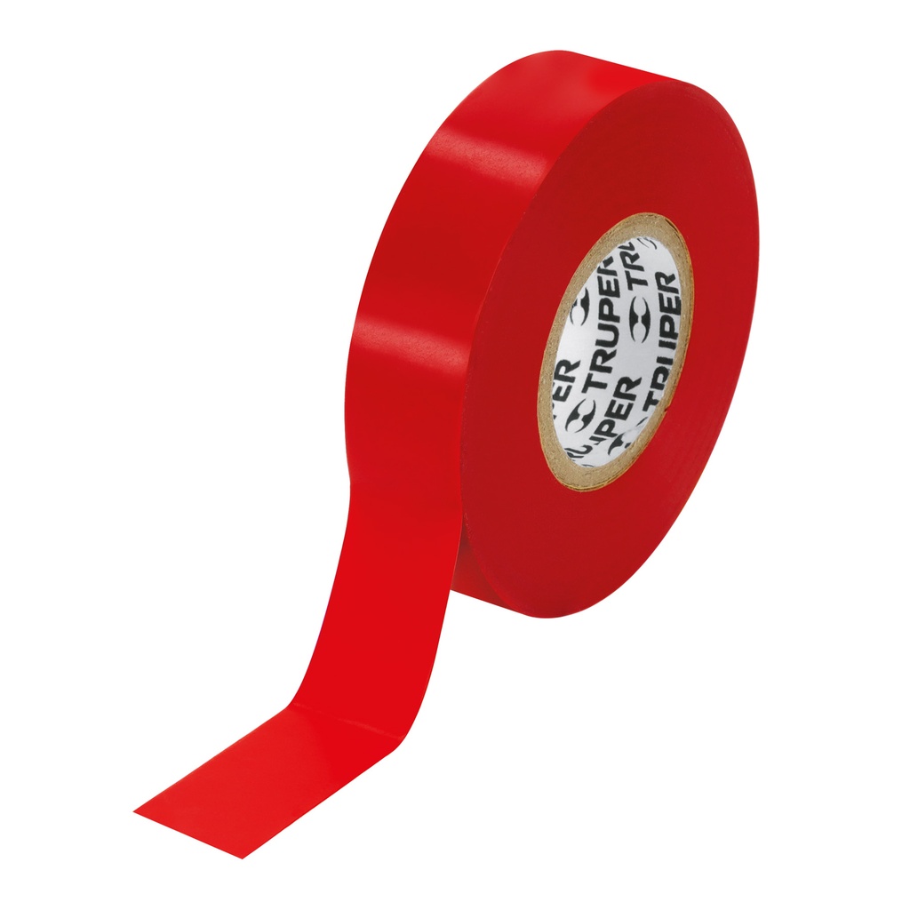 Cinta de aislar de 18 m x 19 mm, roja, Truper - Pag 88