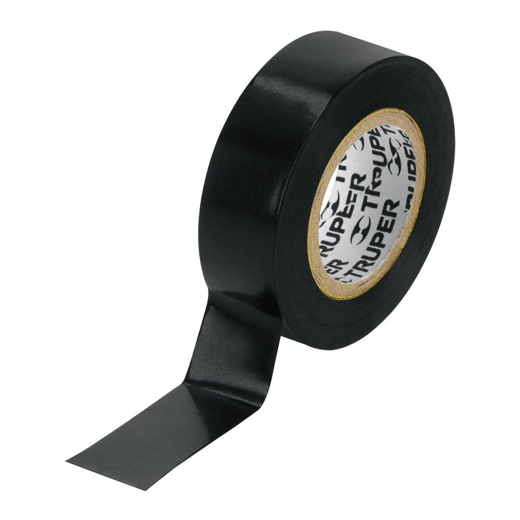 [T12501] Cinta de aislar de 9 m x 19 mm, negra, Truper