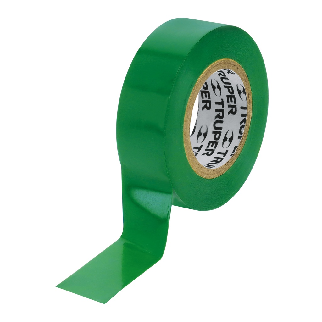 [T13511] Cinta de aislar de 9 m x 19 mm, verde, Truper