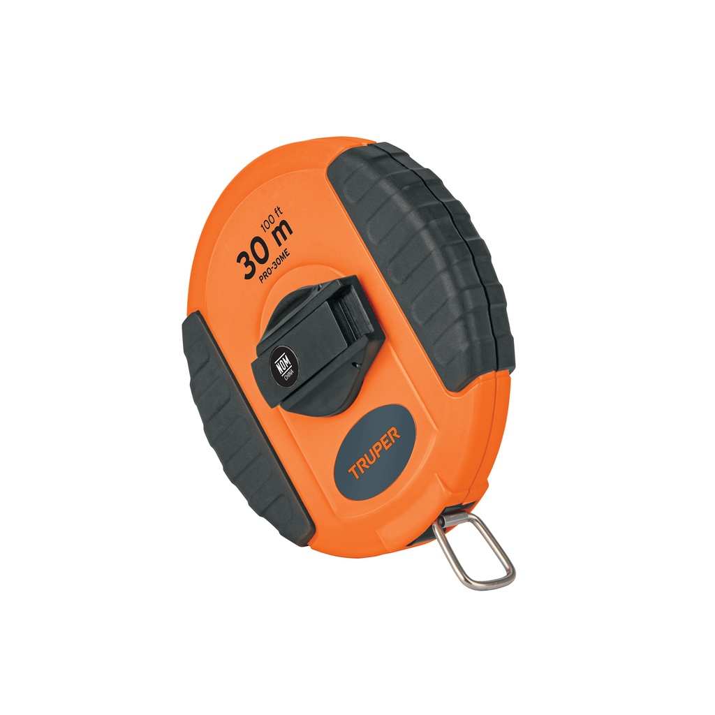Cinta larga 30 m metálica, carcasa plástica, Truper