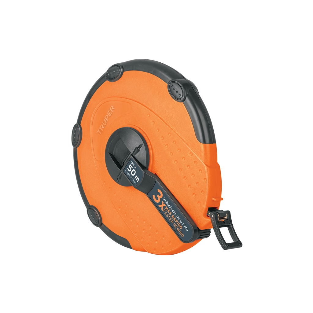 [T12640] Cinta larga 50 m de fibra de vidrio, carcasa plástica