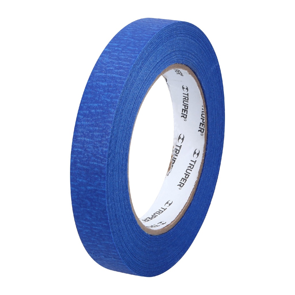 [T12621] Cinta masking tape azul de 3/4' x 50 m, Truper