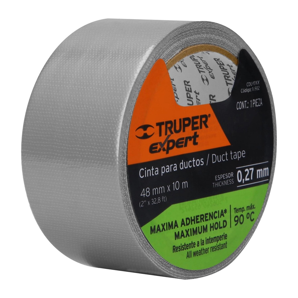 Cinta para ducto 10m x 48mm, espesor 0.27mm, Expert - Pag 109