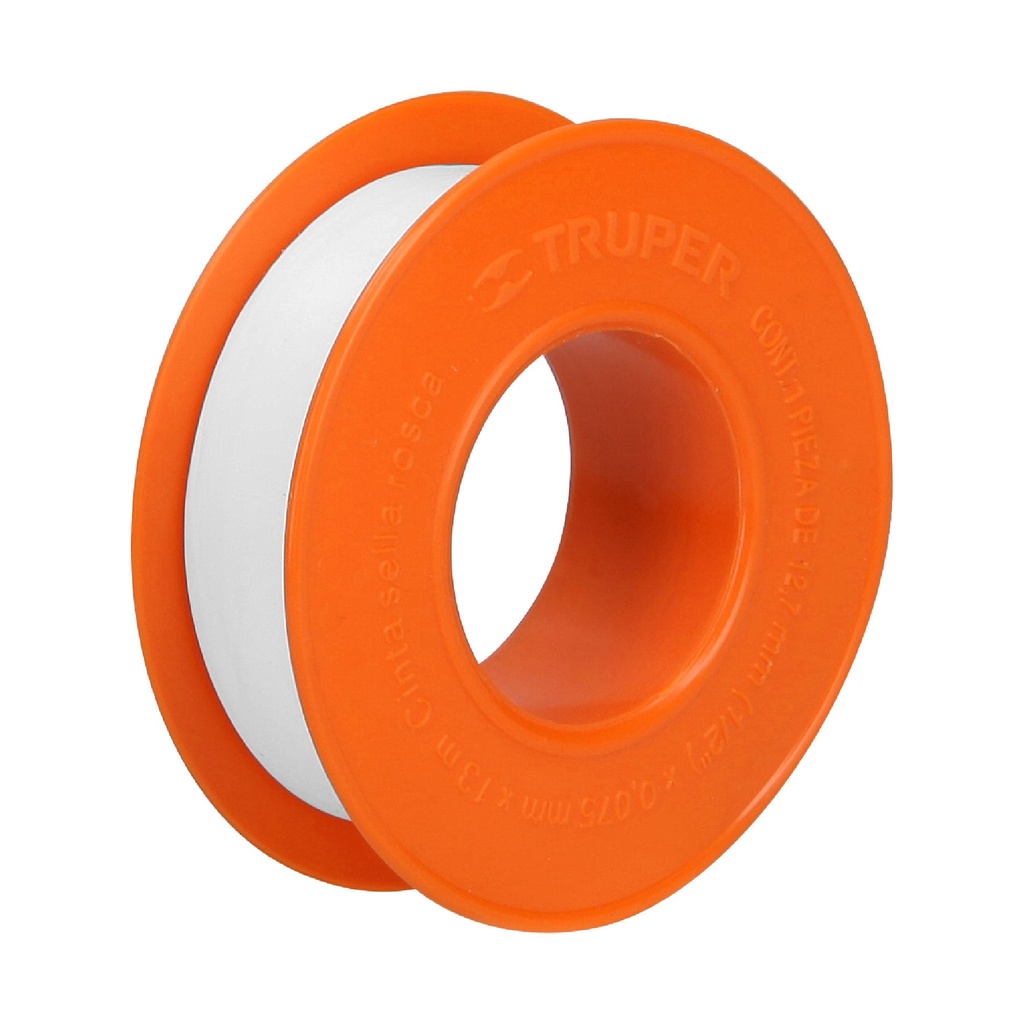 [T12512] Cinta sella roscas 1/2' X 13 m de largo, uso general, Truper