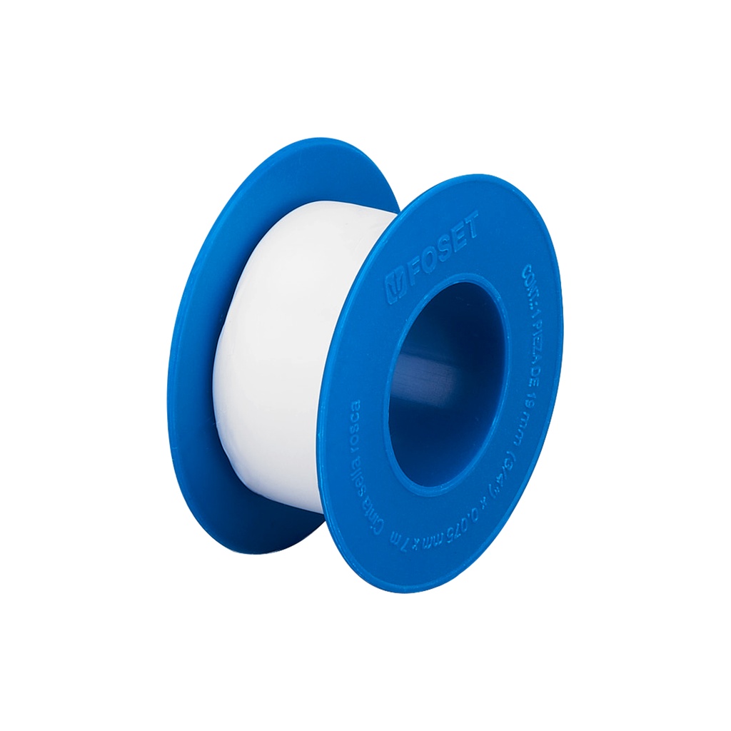 Cinta sella roscas 3/4' x 7 m, uso general, Foset - Pag 535