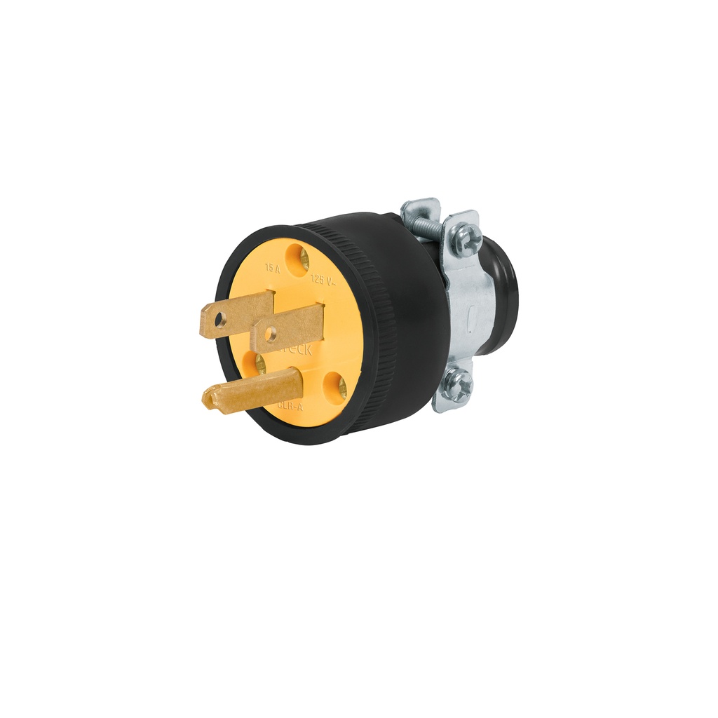 [T46207] Clavija industrial reforzada aterrizada, 2 polos+tierra