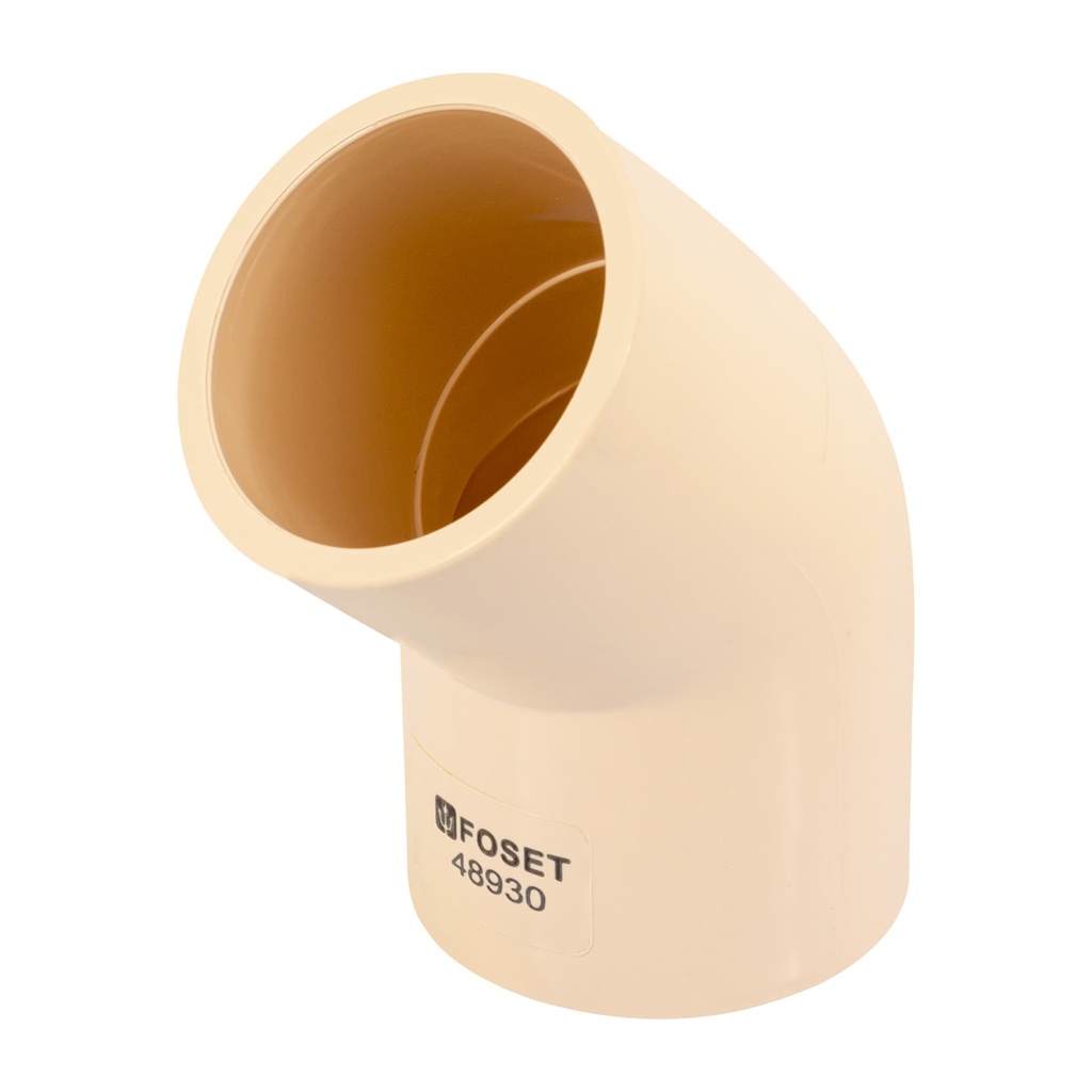 Codo 45° CPVC de 1-1/2', Foset - Pag 524