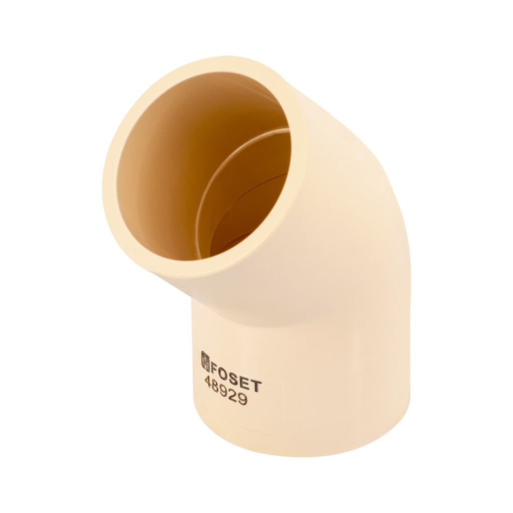 Codo 45° CPVC de 1-1/4', Foset - Pag 524