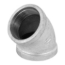 Codo 45° acero galvanizado de 1-1/2', Foset - Pag 708