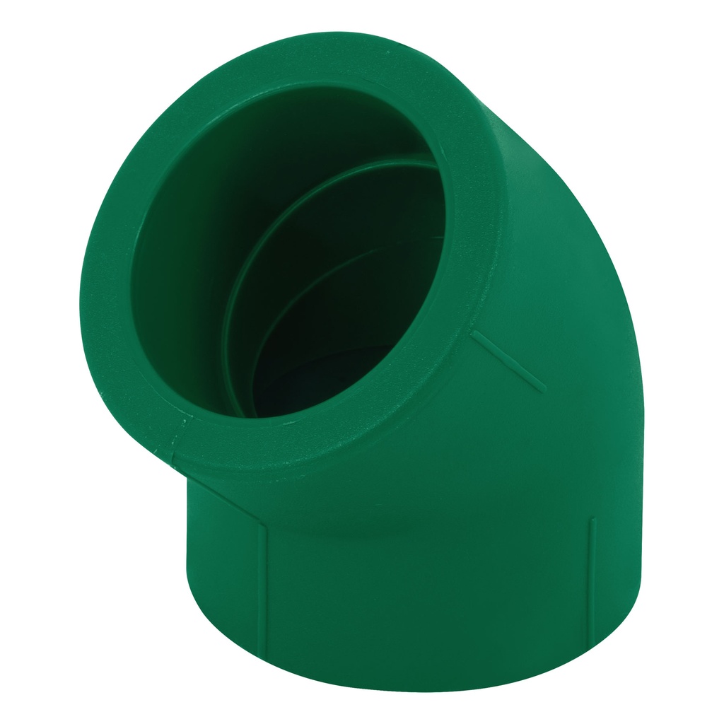 [T45463] Codo 45° de PPR de 1-1/2', Foset