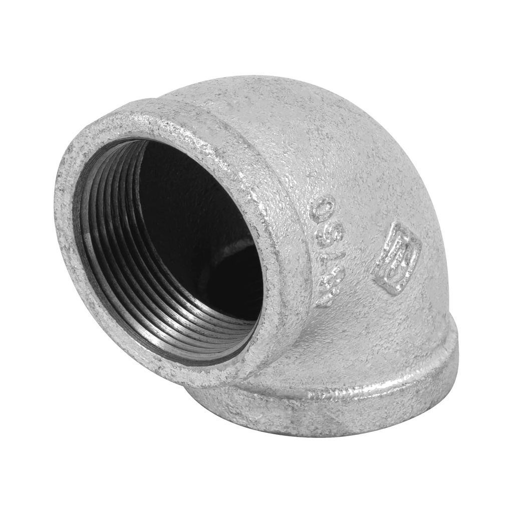 Codo 90° acero galvanizado de 1-1/2', Foset - Pag 708