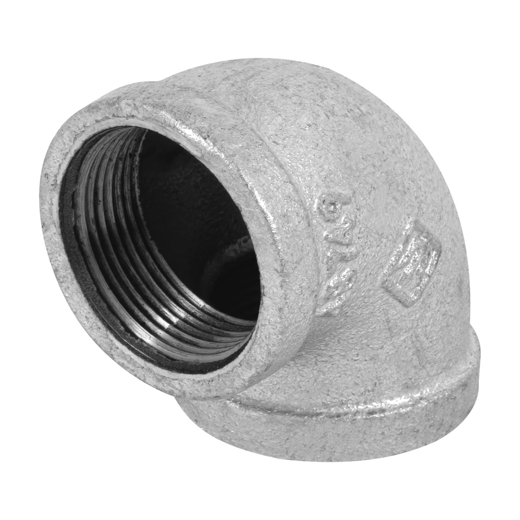 [T48749] Codo 90° acero galvanizado de 1-1/4', Foset