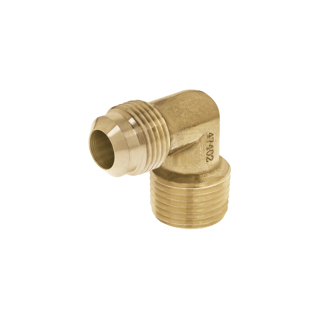 [T47402] Codo terminal a 90° de latón 1/2 x 1/2', Foset
