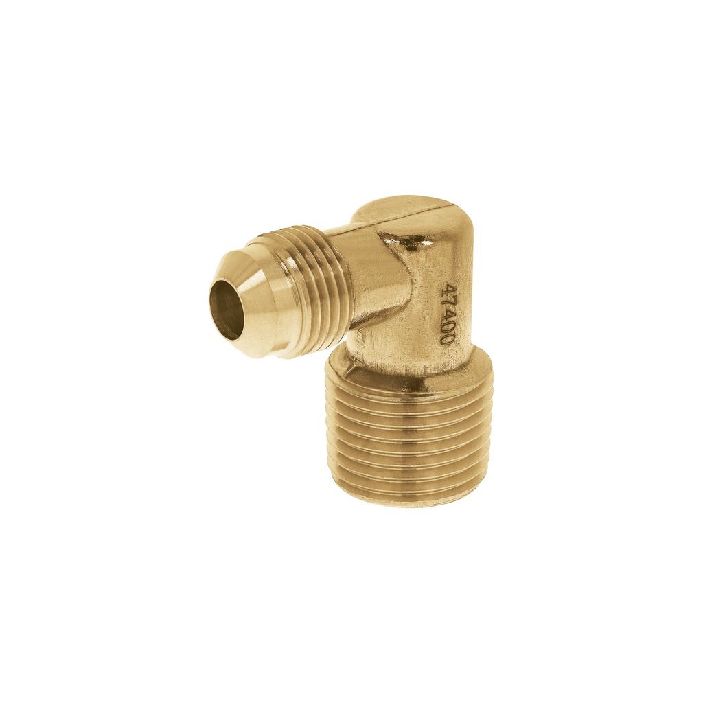 [T47400] Codo terminal a 90° de latón 3/8 x 1/2', Foset