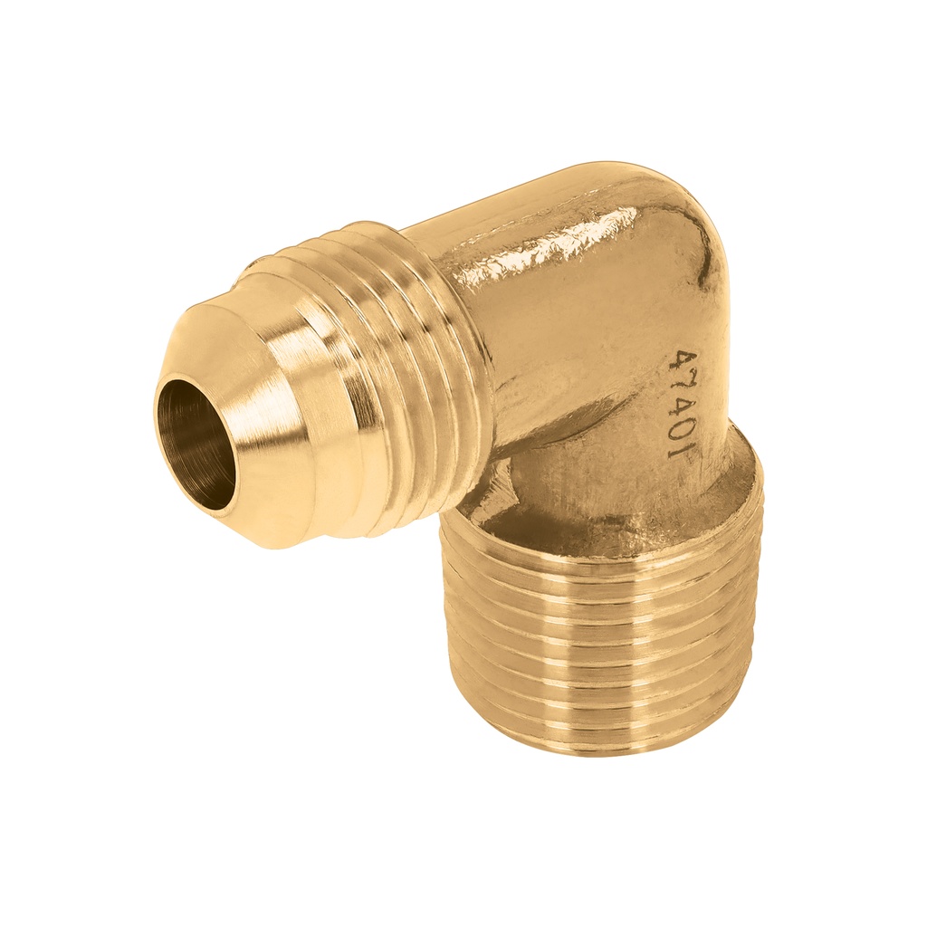 [T47401] Codo terminal a 90° de latón 3/8 x 3/8', Foset
