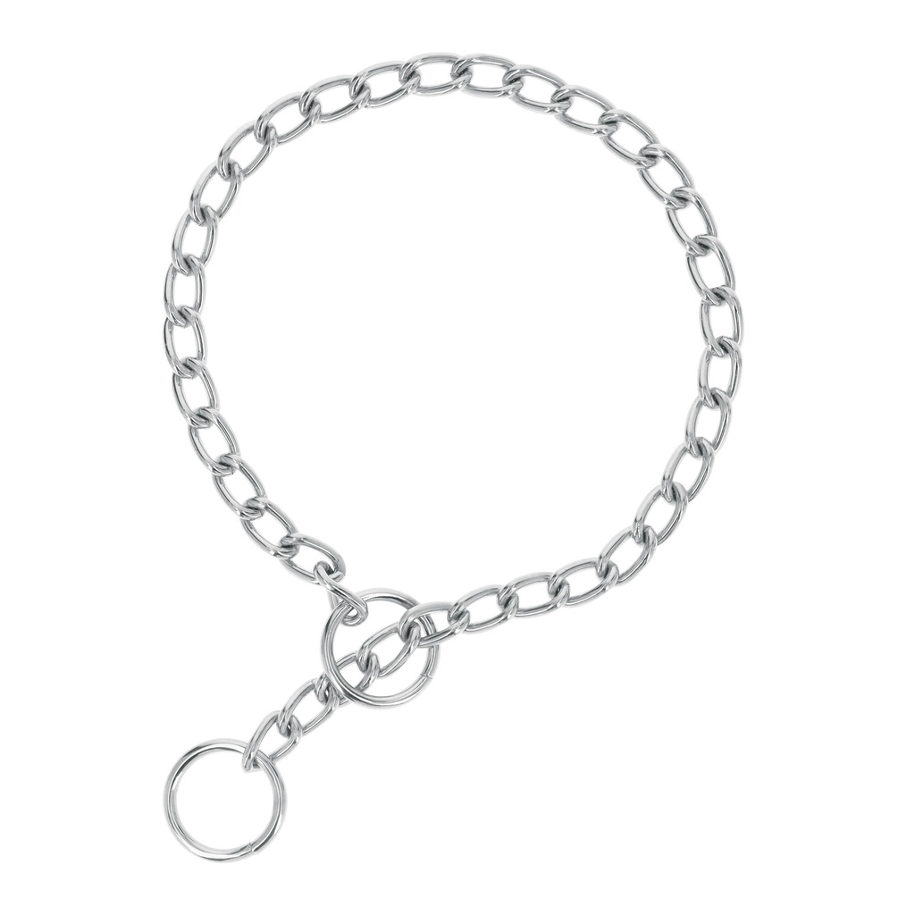 [T44291] Collar de entrenamiento para perro, 50 cm, eslabón de 3 mm