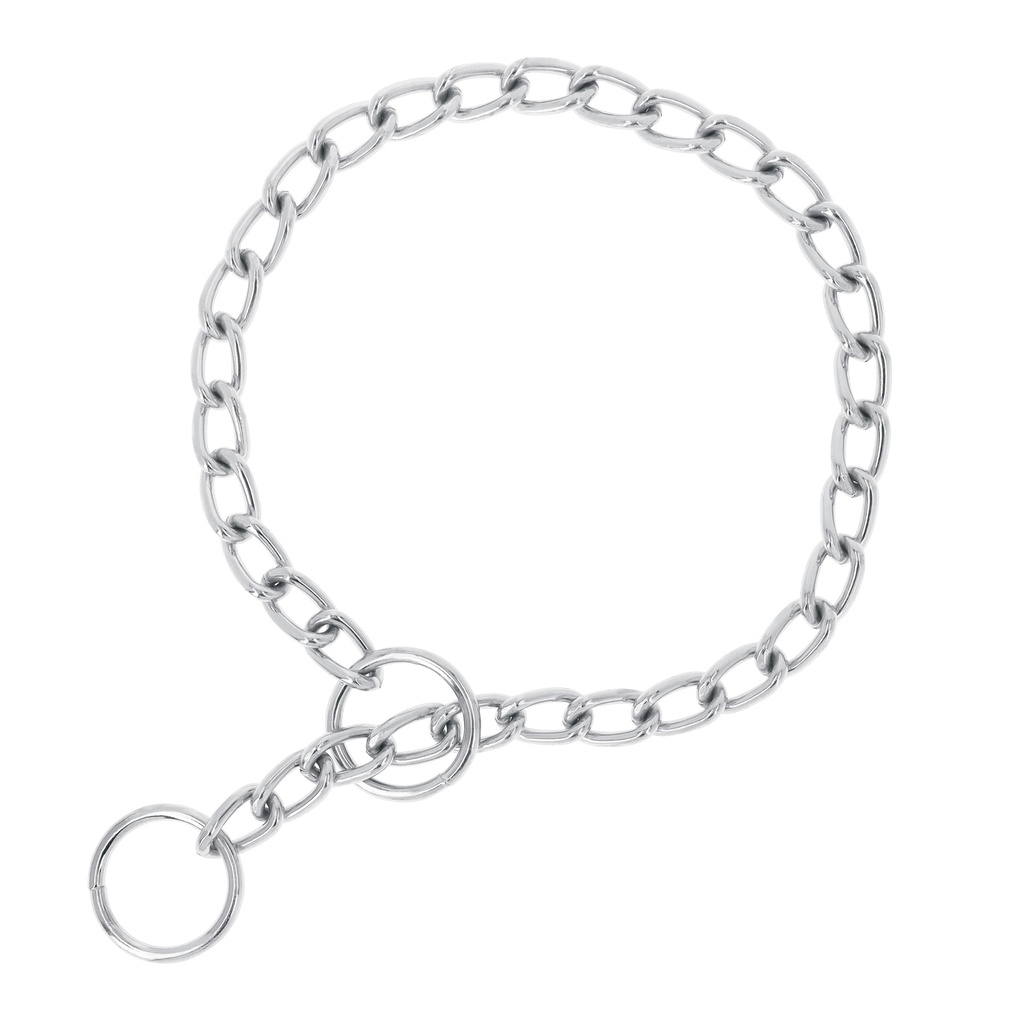 [T44292] Collar de entrenamiento para perro, 55 cm, eslabón 3.5 mm