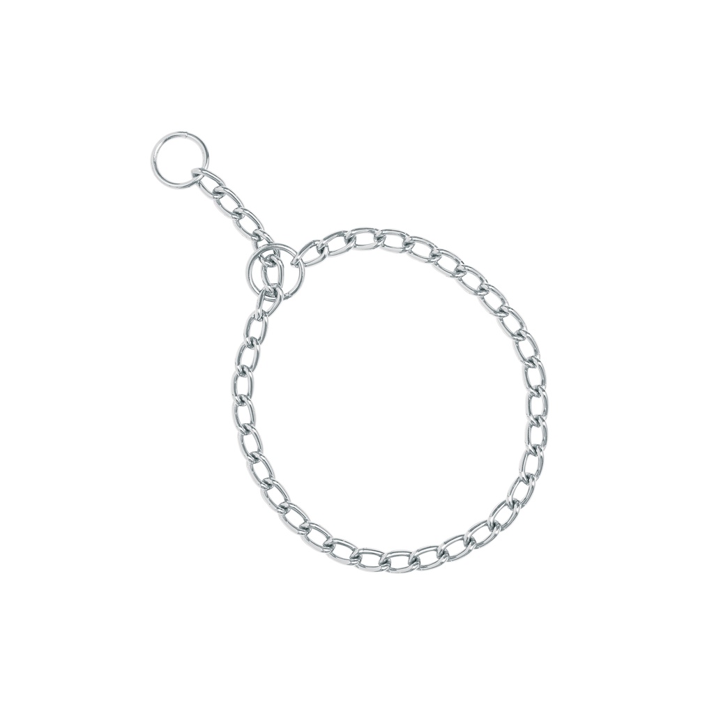 Collar de entrenamiento para perro, 60 cm, eslabón de 4 mm