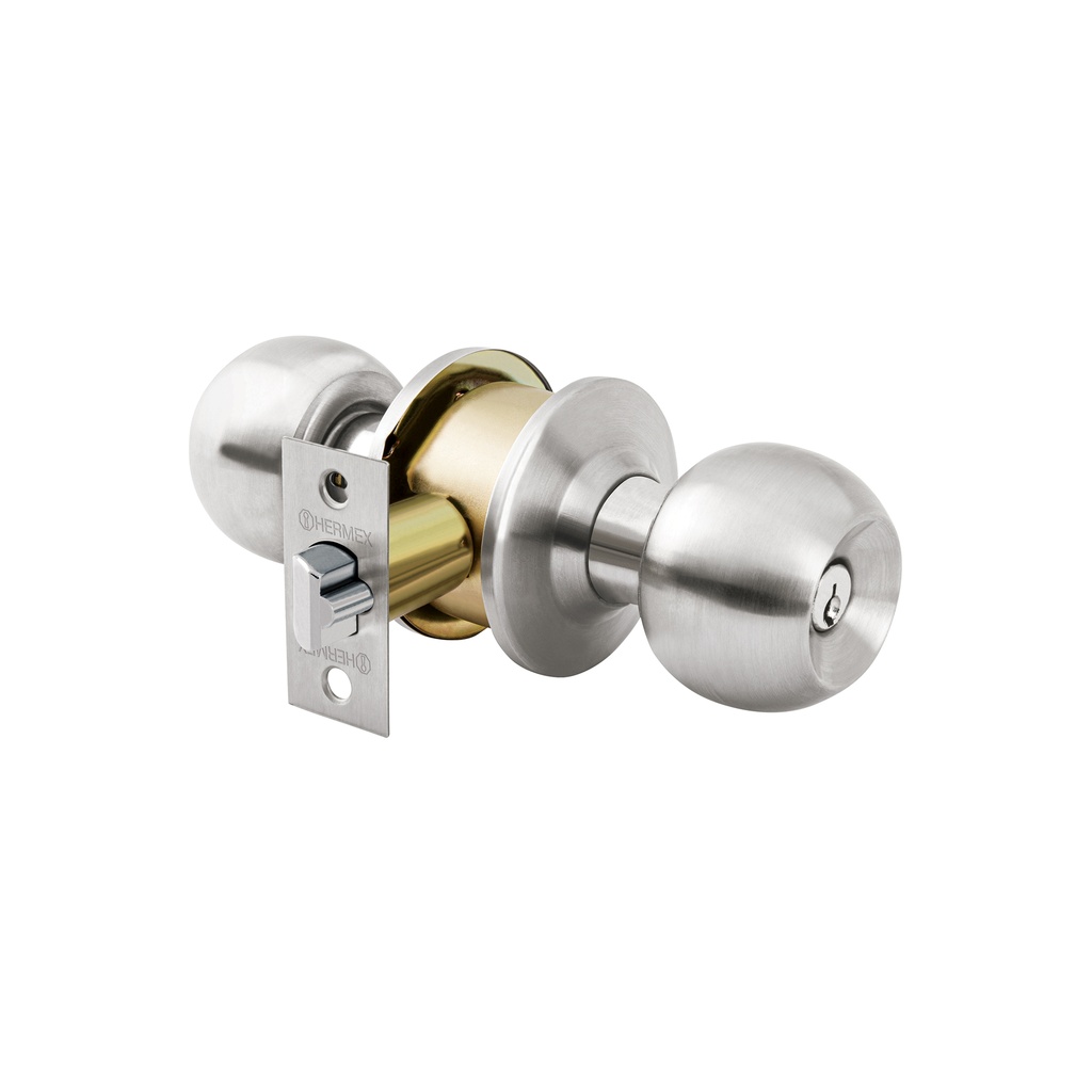 [T23618] Combo cerraduras, llave-mariposa, cromo, Hermex Basic