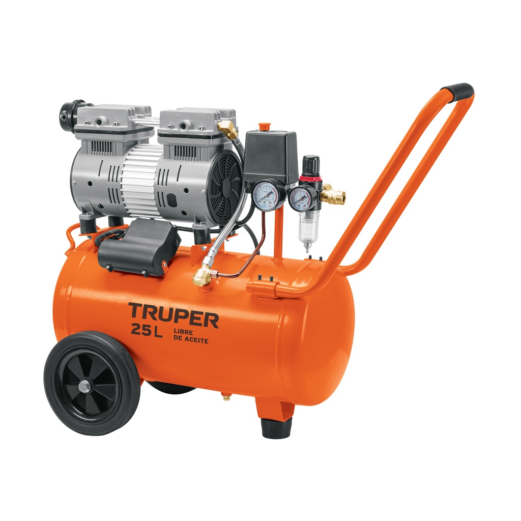 Compresor de aire, silencioso libre de aceite, 25 L, 2 HP - Pag 89