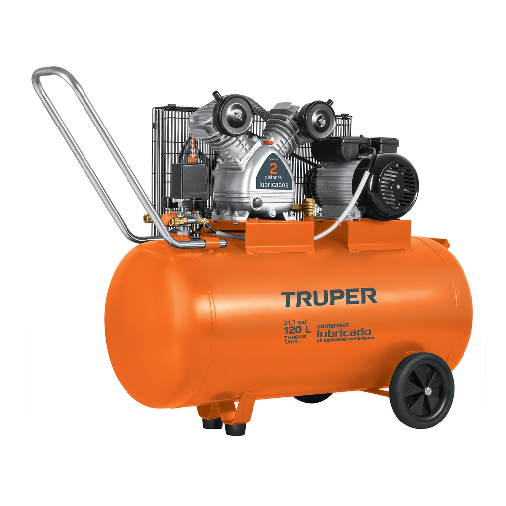 [T19359] Compresor horizontal 120 L, 4 HP (potencia máxima ), 220 V