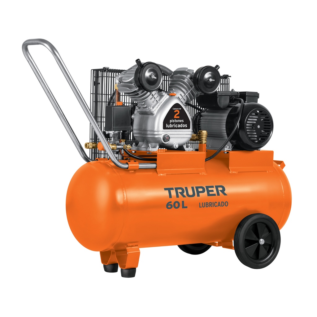 Compresor horizontal 60 L, 4 HP (potencia máxima ), 127 V