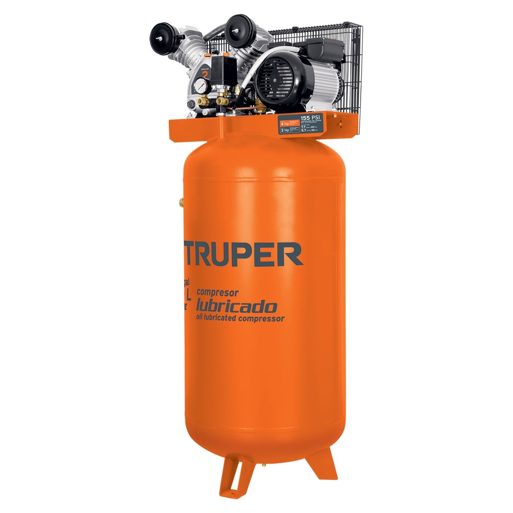 [T15657] Compresor vertical 180 L, 4 HP (potencia máxima ), 220 V
