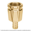 Conector 3/4' hembra robusto de aluminio, Truper - Pag 236