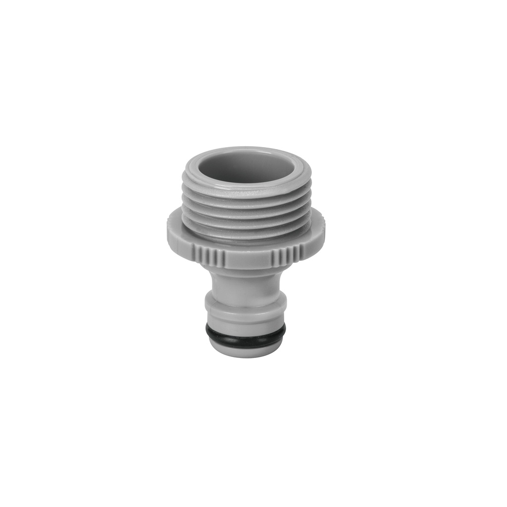 Conector 3/4' rápido macho de ABS, sistema click, Truper