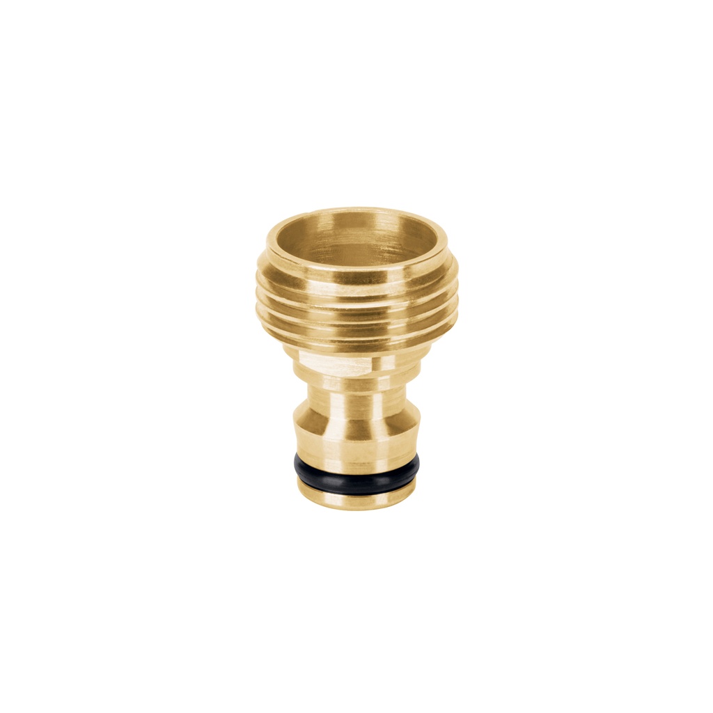 Conector 3/4' rápido macho de latón, sistema click, Truper - Pag 185