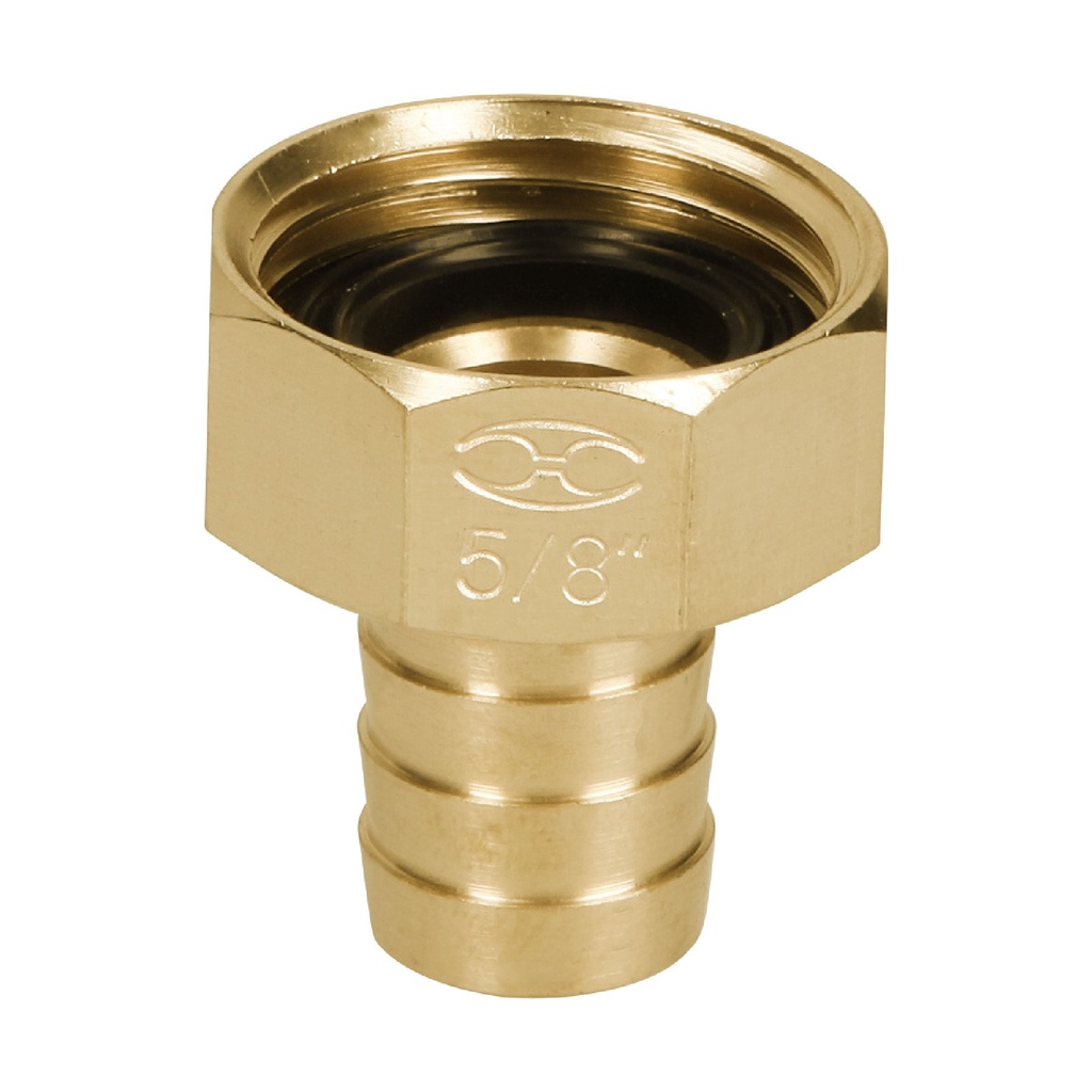 Conector 5/8' hembra de latón sólido para manguera, Truper - Pag 184