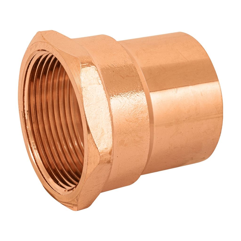 Conector de cobre, rosca interior 1-1/2', Foset - Pag 533