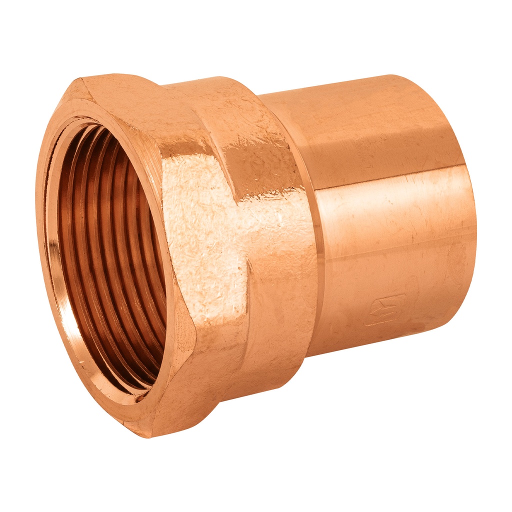 Conector de cobre, rosca interior 1-1/4', Foset - Pag 533