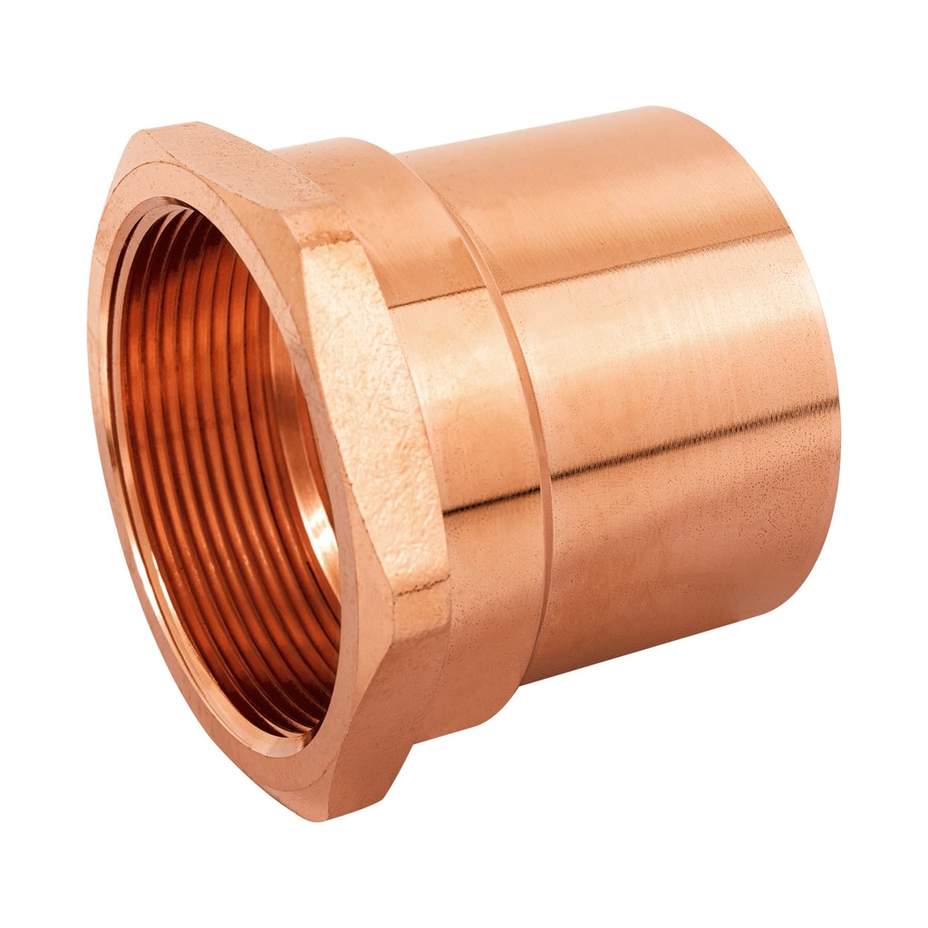 [T48900] Conector de cobre, rosca interior 2', Foset