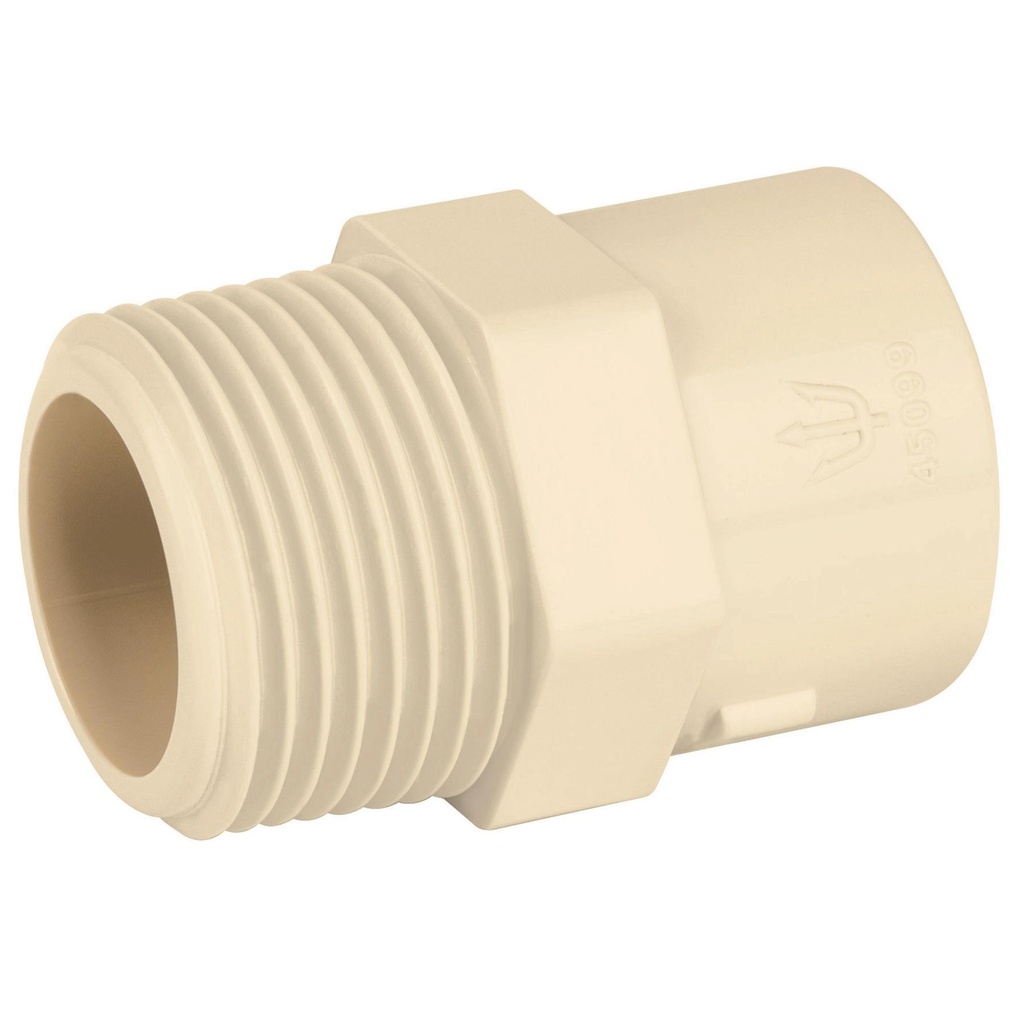 Conector macho de CPVC 3/4', Foset - Pag 699