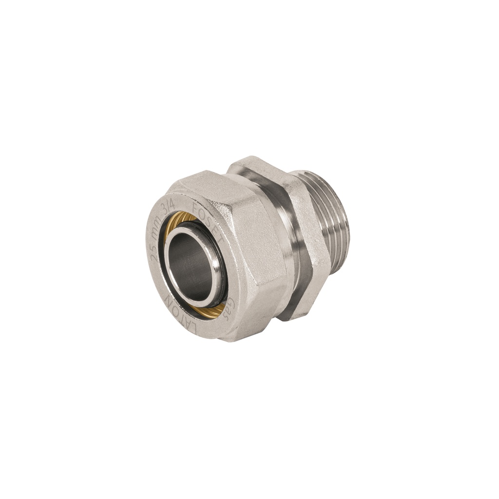 Conector para PEALPE, 3/4', con rosca macho, Foset - Pag 517