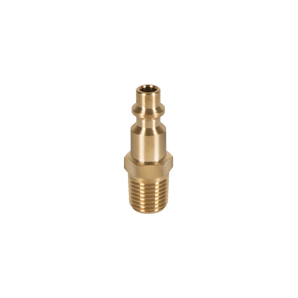 Conector rápido, tipo M, niquelado, cuerda 1/4 NPT, macho