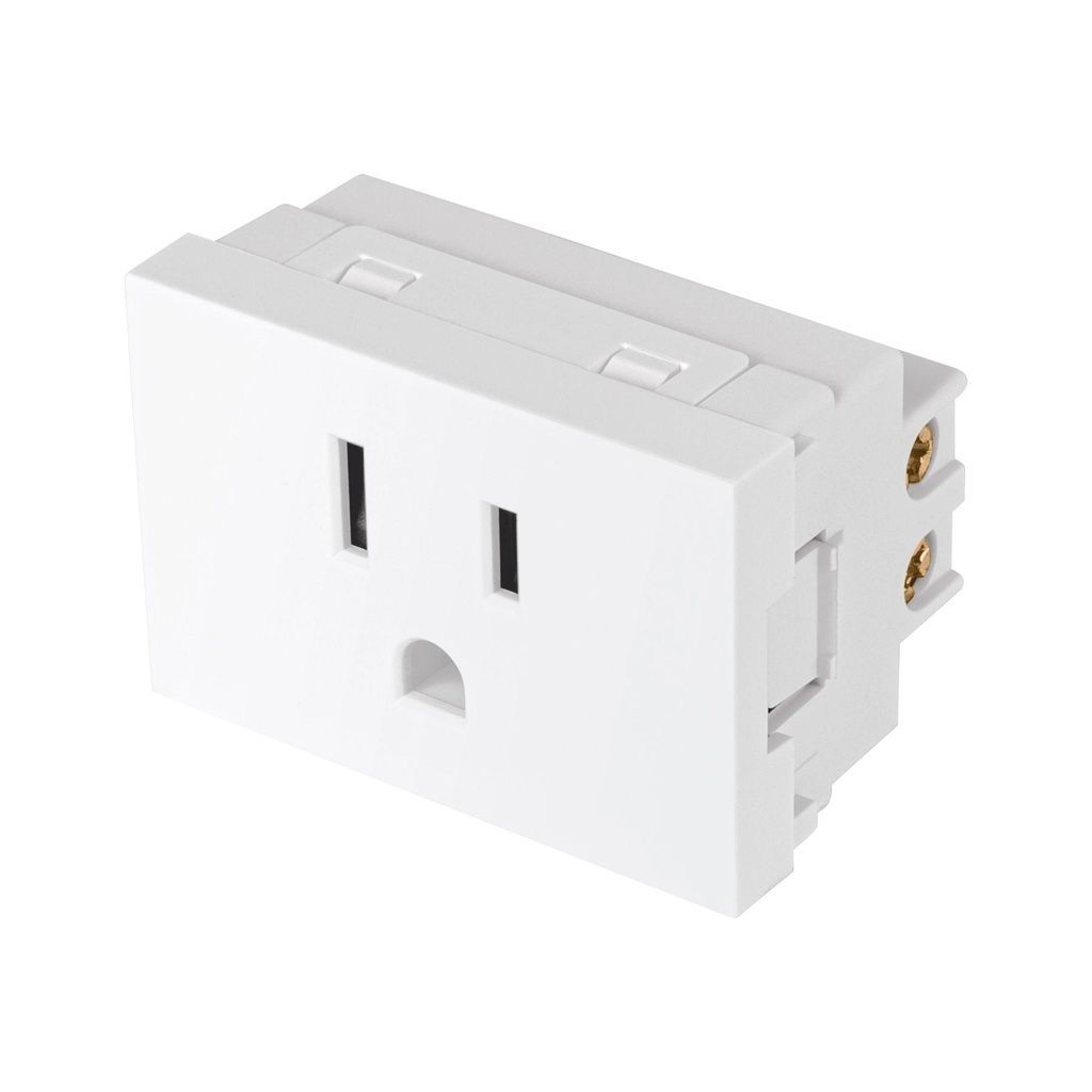 Contacto aterrizado blanco de 1.5 módulos, línea Lisboa - Pag 402