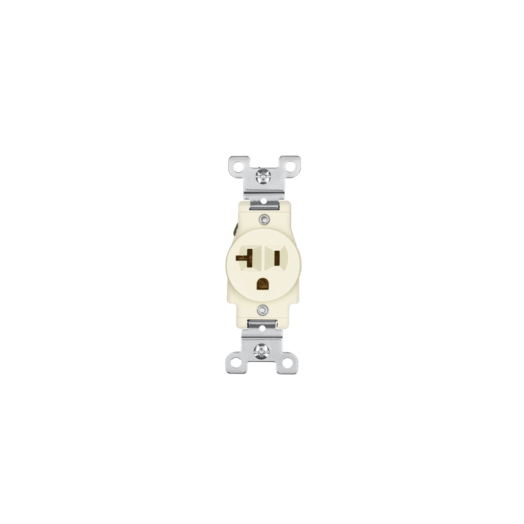 Contacto sencillo, 2 polos 3 hilos, 20 A, Standard, marfil - Pag 405