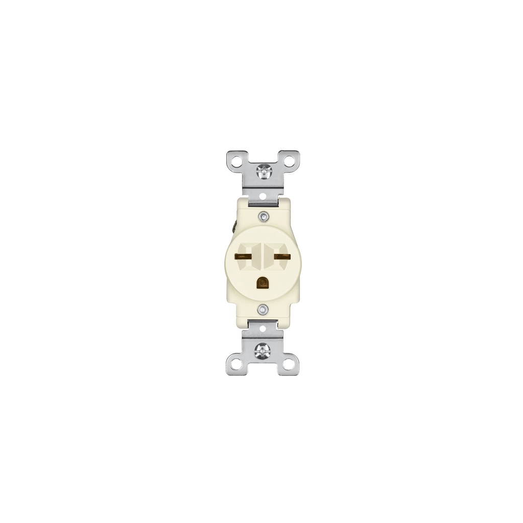 Contacto sencillo, cara de chino,  Standard, marfil, Volteck - Pag 405