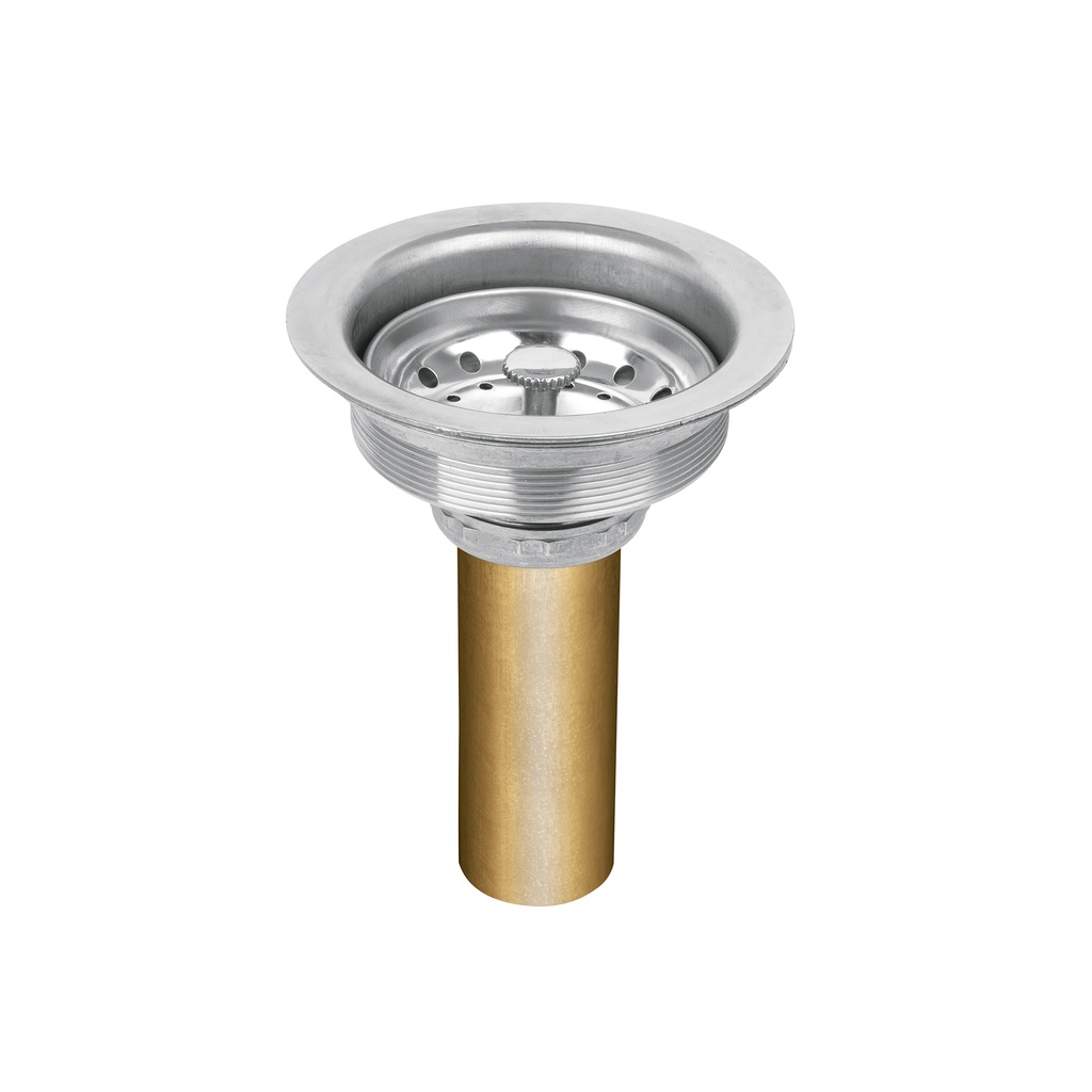 Contracanasta 3-1/2' de acero inoxidable con tubo de latón - Pag 500