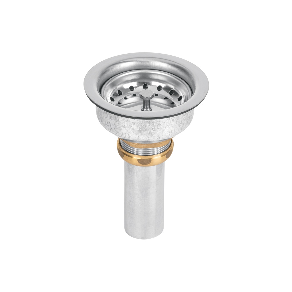 Contracanasta 3-1/2' inox, instalafácil, tubo inox, Foset