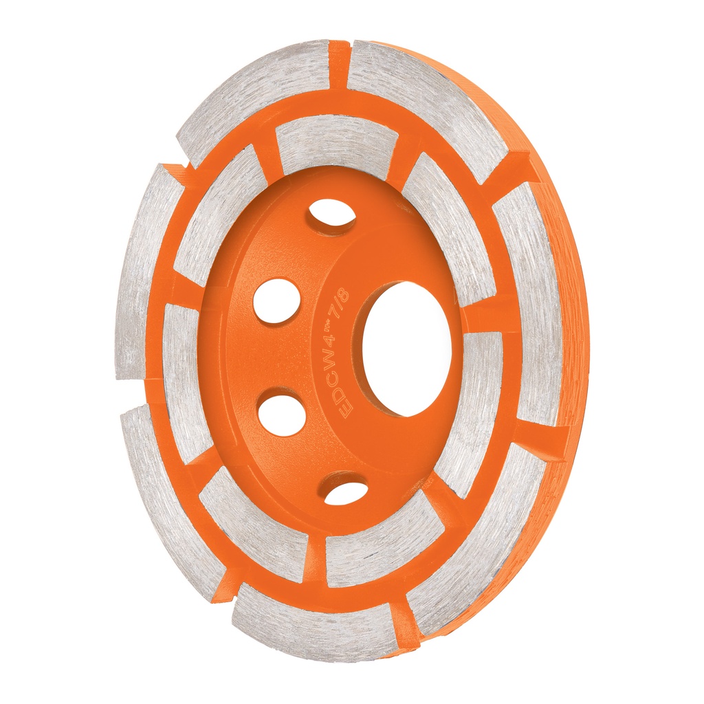 Copa de diamante doble segmento 4', usos generales, Truper